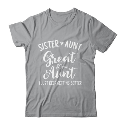 Funny For Aunt From Grandkids Niece Sister Aunt Great Aunt Shirt & Tank Top | teecentury