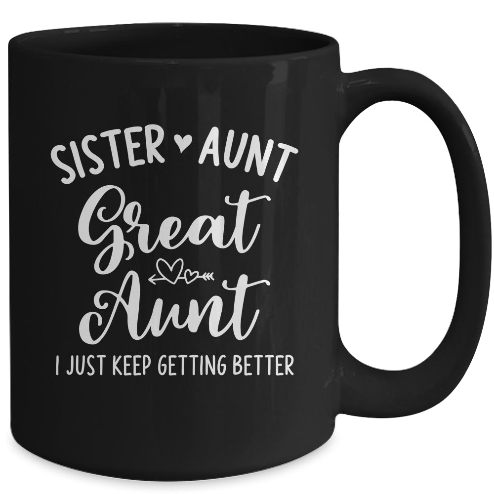Funny For Aunt From Grandkids Niece Sister Aunt Great Aunt Mug | teecentury