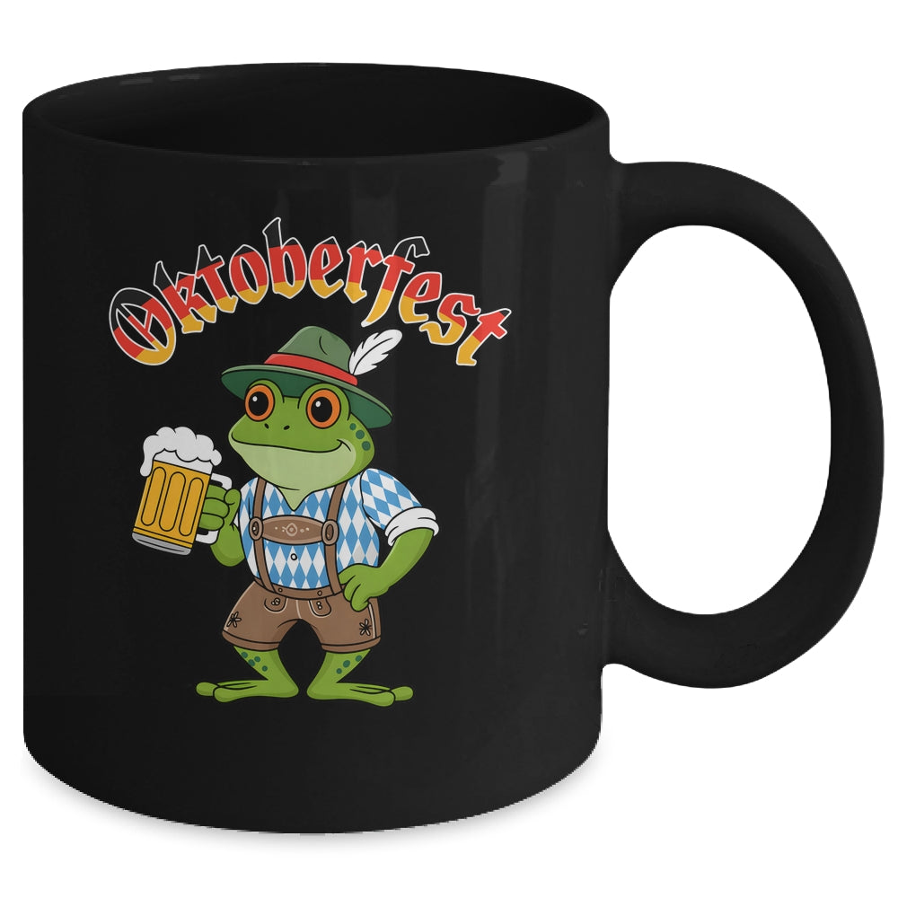 Funny Frog Oktoberfest German Drinking Festival Men Women Mug | teecentury