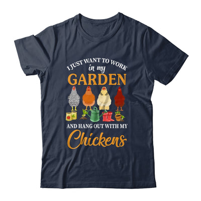 Funny Garden Chickens For Design Men Women Love Gardening Shirt & Tank Top | teecentury