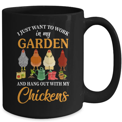 Funny Garden Chickens For Design Men Women Love Gardening Mug | teecentury