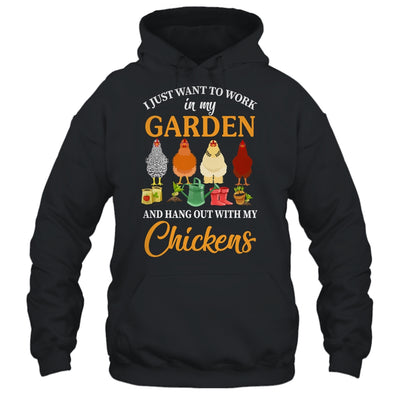 Funny Garden Chickens For Design Men Women Love Gardening Shirt & Tank Top | teecentury