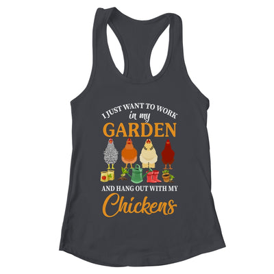 Funny Garden Chickens For Design Men Women Love Gardening Shirt & Tank Top | teecentury