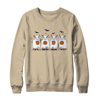 Funny Ghost Cows Halloween Animals Cow Lover Spooky Season Shirt & Sweatshirt | teecentury