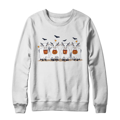 Funny Ghost Cows Halloween Animals Cow Lover Spooky Season Shirt & Sweatshirt | teecentury