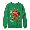 Funny Gingerbread Baseball Christmas Xmas Sports Player Shirt & Sweatshirt | teecentury