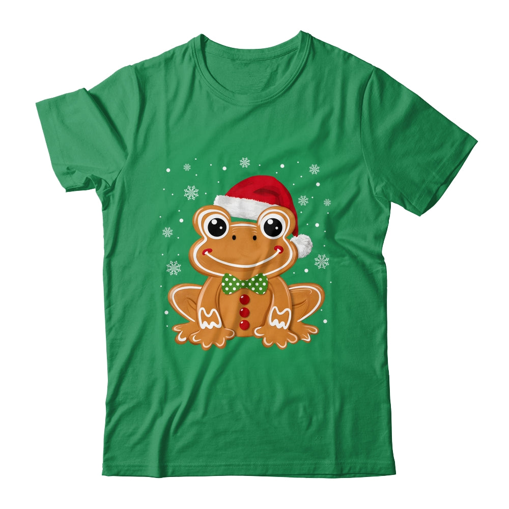 Funny Gingerbread Man Frog Christmas Womens Mens Kids Shirt & Sweatshirt | teecentury