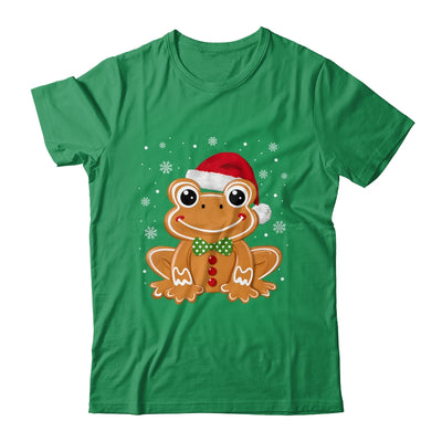 Funny Gingerbread Man Frog Christmas Womens Mens Kids Shirt & Sweatshirt | teecentury