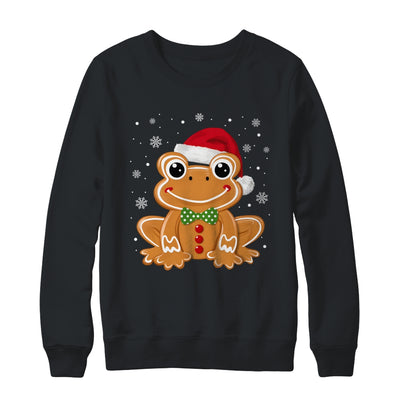 Funny Gingerbread Man Frog Christmas Womens Mens Kids Shirt & Sweatshirt | teecentury