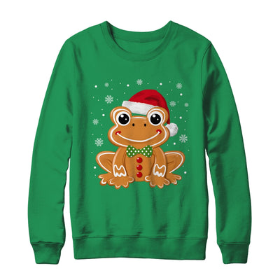 Funny Gingerbread Man Frog Christmas Womens Mens Kids Shirt & Sweatshirt | teecentury