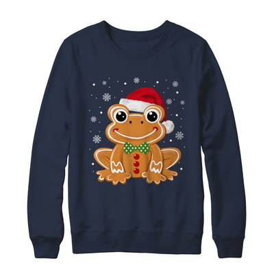 Funny Gingerbread Man Frog Christmas Womens Mens Kids Shirt & Sweatshirt | teecentury