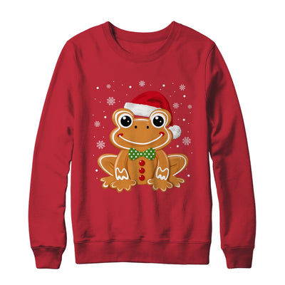 Funny Gingerbread Man Frog Christmas Womens Mens Kids Shirt & Sweatshirt | teecentury