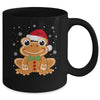 Funny Gingerbread Man Frog Christmas Womens Mens Kids Mug | teecentury
