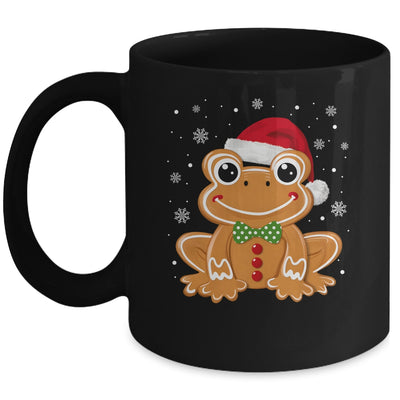Funny Gingerbread Man Frog Christmas Womens Mens Kids Mug | teecentury