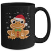 Funny Gingerbread Man Frog Christmas Womens Mens Kids Mug | teecentury