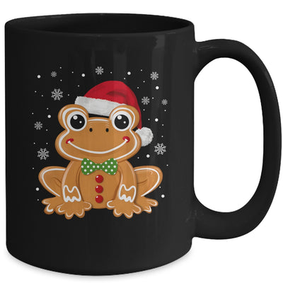 Funny Gingerbread Man Frog Christmas Womens Mens Kids Mug | teecentury