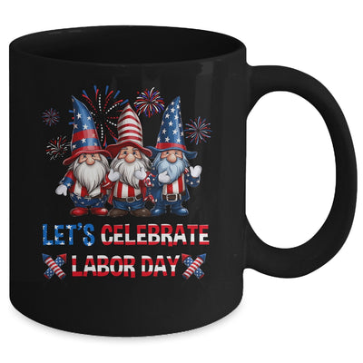 Funny Gnomes Gnomies Happy Labor Day Party American Flag Mug | teecentury