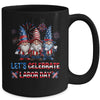 Funny Gnomes Gnomies Happy Labor Day Party American Flag Mug | teecentury
