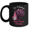 Funny Gnomes I'm A Survivor Breast Cancer Awareness Mug | teecentury