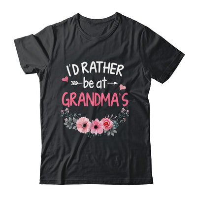 Funny Grandmother Mom Mother I'd Rather Be At Grandma's Shirt & Hoodie | teecentury