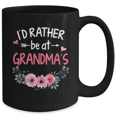 Funny Grandmother Mom Mother I'd Rather Be At Grandma's Mug | teecentury