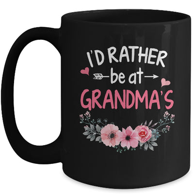 Funny Grandmother Mom Mother I'd Rather Be At Grandma's Mug | teecentury