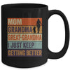 Funny Great Grandma For Mothers Day Retro Mug | teecentury