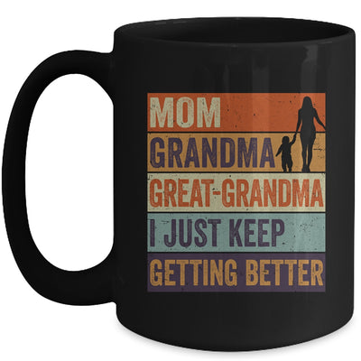 Funny Great Grandma For Mothers Day Retro Mug | teecentury