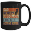 Funny Great Grandpa For Fathers Day Retro Mug | teecentury