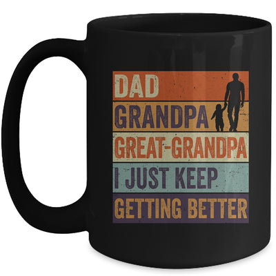 Funny Great Grandpa For Fathers Day Retro Mug | teecentury