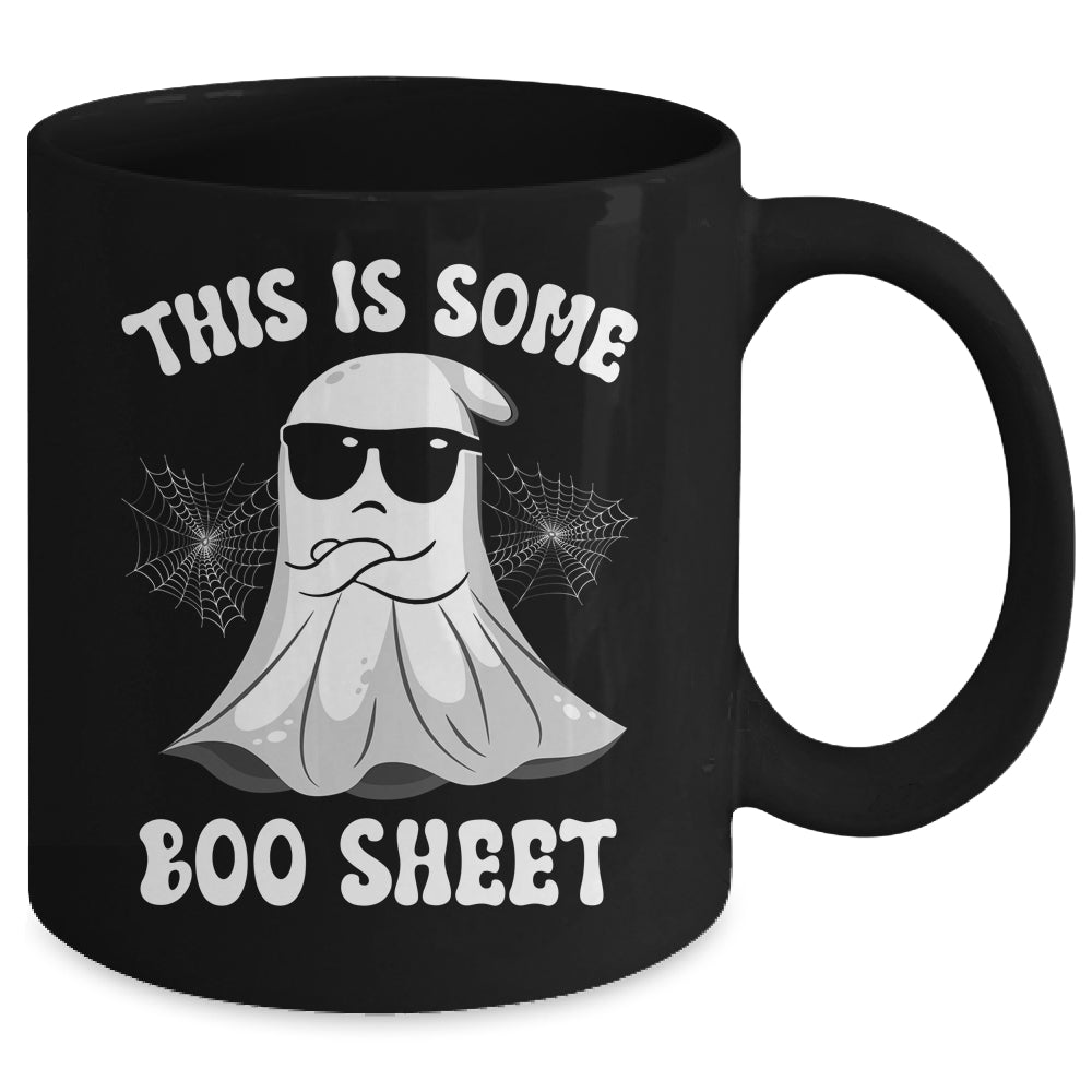 Funny Halloween Boo Ghost Costume This Is Some Boo Sheet Mug | teecentury