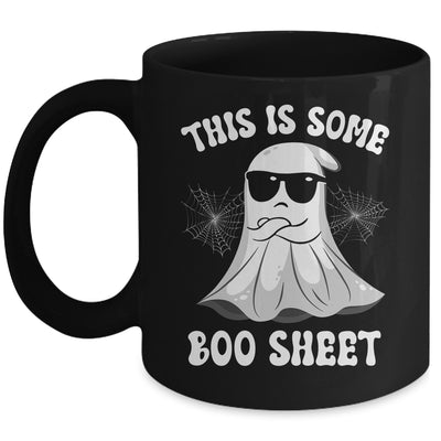 Funny Halloween Boo Ghost Costume This Is Some Boo Sheet Mug | teecentury
