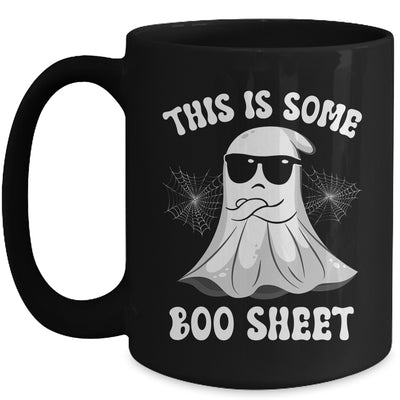 Funny Halloween Boo Ghost Costume This Is Some Boo Sheet Mug | teecentury