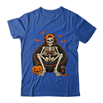 Funny Halloween Skeleton Gamer Video Gaming Mens Boys Kids Shirt & Hoodie | teecentury