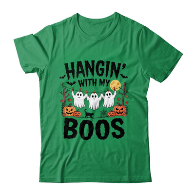 Funny Hangin' With My Boos Ghosts Halloween Pumpkin Bat Shirt & Sweatshirt | teecentury