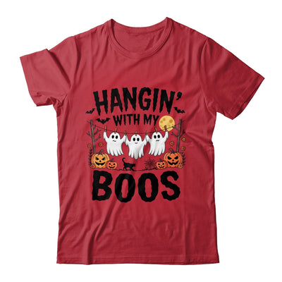 Funny Hangin' With My Boos Ghosts Halloween Pumpkin Bat Shirt & Sweatshirt | teecentury