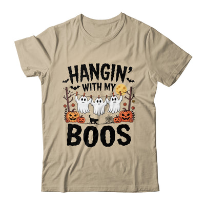 Funny Hangin' With My Boos Ghosts Halloween Pumpkin Bat Shirt & Sweatshirt | teecentury