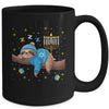 Funny Hanukkah Sloth Jewish Chanukah Sleeping Happy Hanukkah Mug | teecentury