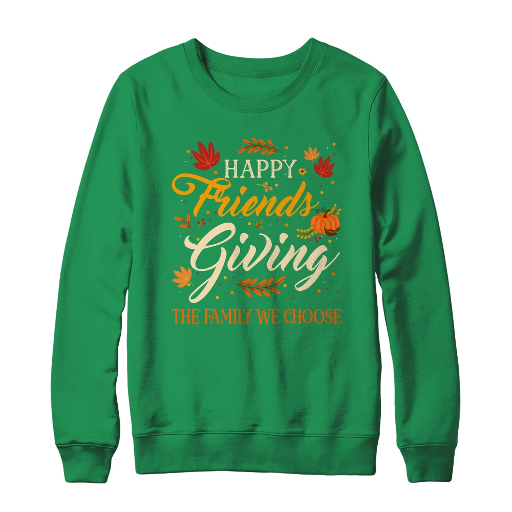Funny Happy Friendsgiving Friends Giving Family Thanksgiving Shirt & Sweatshirt | teecentury