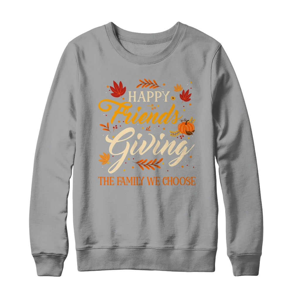 Funny Happy Friendsgiving Friends Giving Family Thanksgiving Shirt & Sweatshirt | teecentury