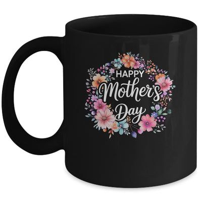Funny Happy Mothers Day Cute Floral Flower Mom Grandma Women Mug | teecentury
