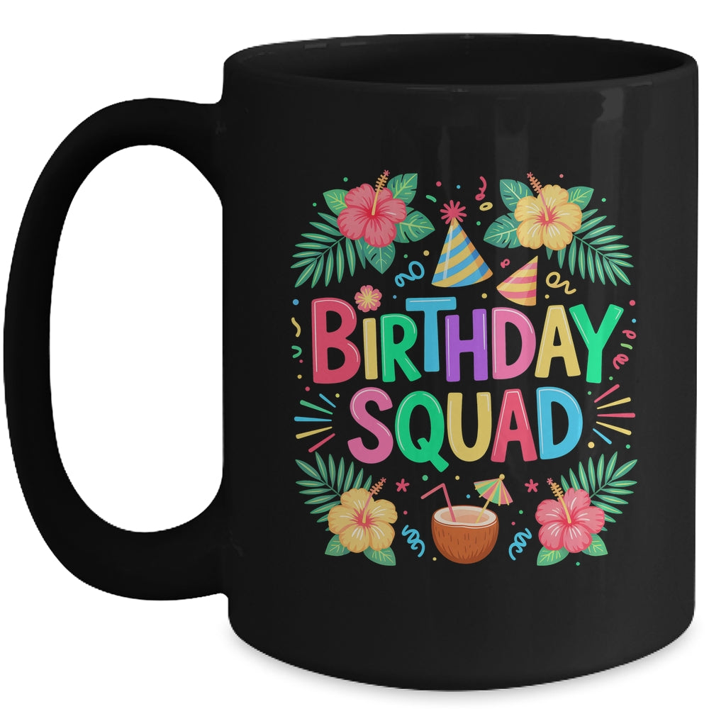 Funny Hawaii Birthday Squad Party Aloha Hawaiian Family Mug | teecentury
