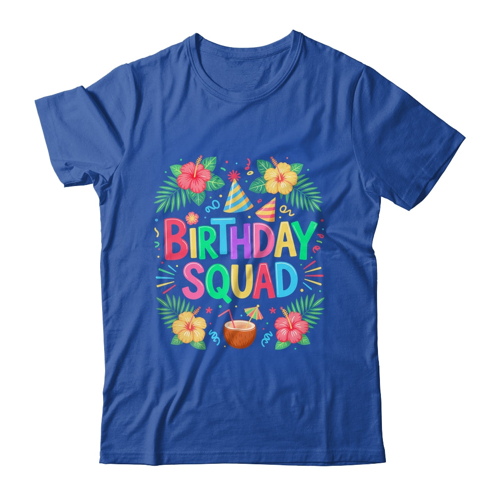 Funny Hawaii Birthday Squad Party Aloha Hawaiian Family Shirt & Tank Top | teecentury