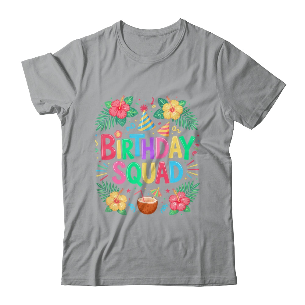 Funny Hawaii Birthday Squad Party Aloha Hawaiian Family Shirt & Tank Top | teecentury