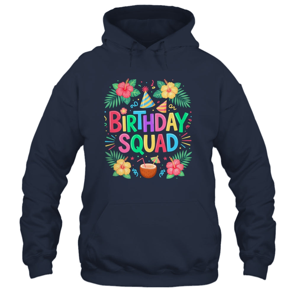 Funny Hawaii Birthday Squad Party Aloha Hawaiian Family Shirt & Tank Top | teecentury