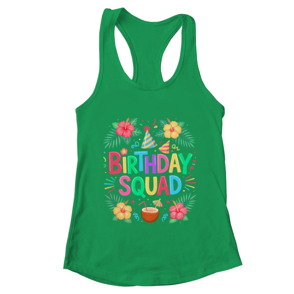 Funny Hawaii Birthday Squad Party Aloha Hawaiian Family Shirt & Tank Top | teecentury