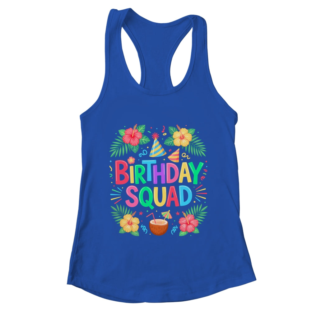 Funny Hawaii Birthday Squad Party Aloha Hawaiian Family Shirt & Tank Top | teecentury