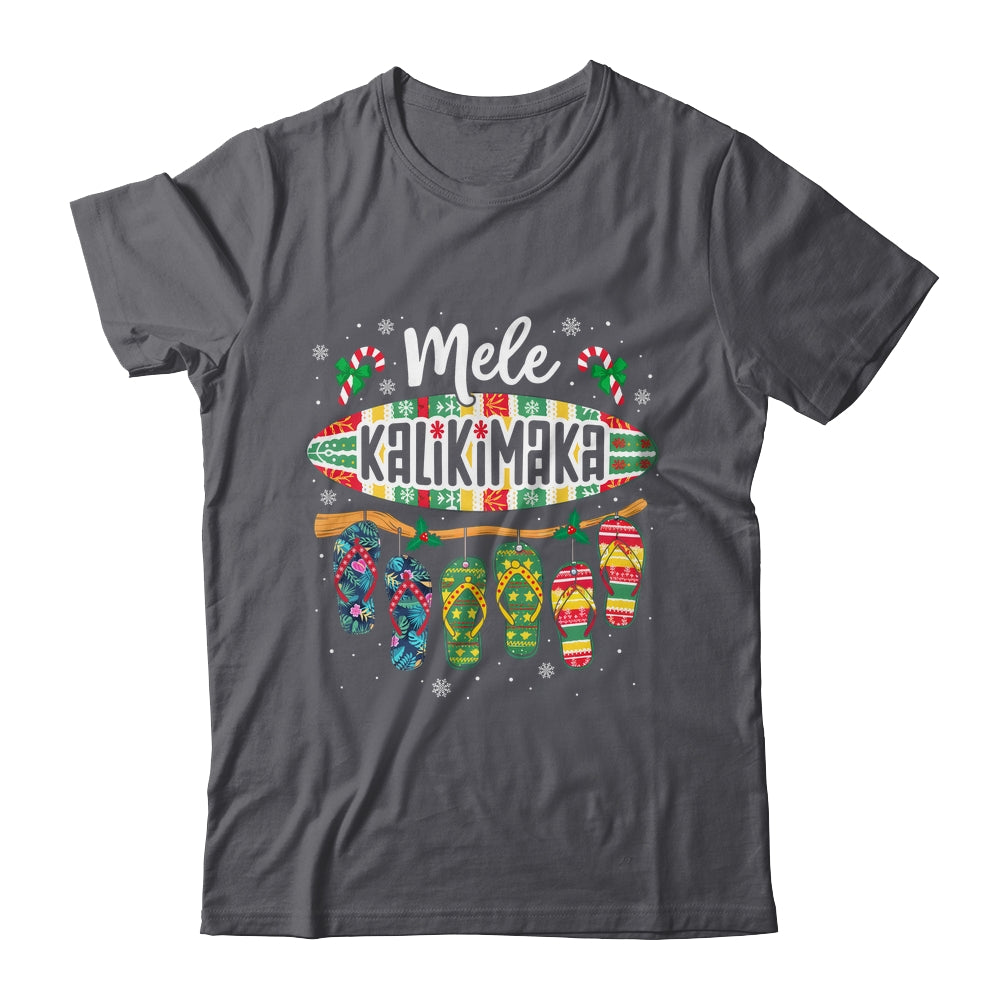 Funny Hawaiian Christmas Mele Kalikimaka Surf Board Shirt & Sweatshirt | teecentury