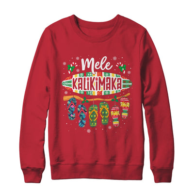 Funny Hawaiian Christmas Mele Kalikimaka Surf Board Shirt & Sweatshirt | teecentury