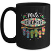 Funny Hawaiian Christmas Mele Kalikimaka Surf Board Mug | teecentury